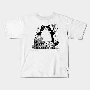 Giant Cat Kids T-Shirt
